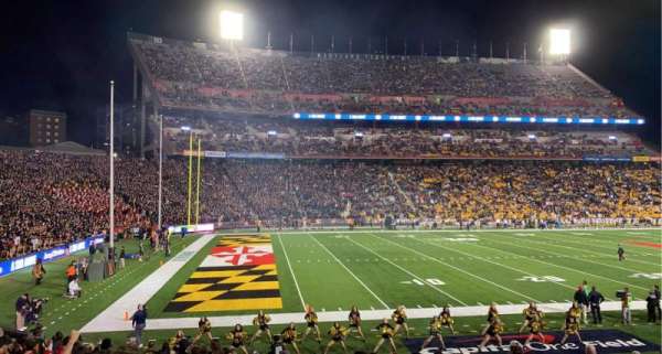 SECU Stadium, section: 21, row: V, seat: 20
