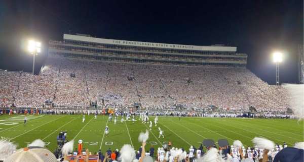 Beaver Stadium, section: WG, row: 8, seat: 21