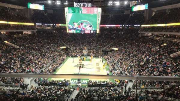 Fiserv Forum, section: Loft 17, row: 1, seat: 2