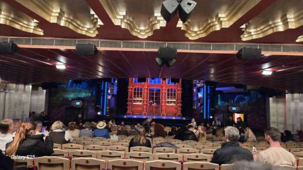 Savoy Theatre, section: Stalls, row: U, seat: 7