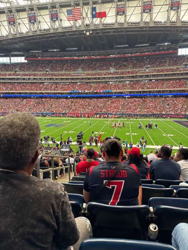 NRG Stadium, section: 104, row: DD, seat: 23
