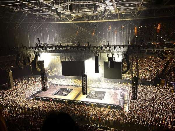 The O2, London, section: 405, row: D, seat: 551