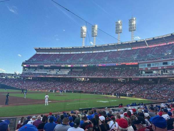 Great American Ball Park, section: 113, row: N, seat: 2