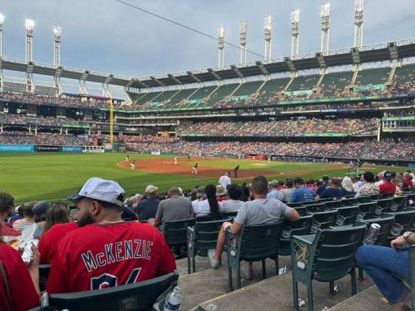Progressive Field, section: 171, row: T, seat: 2
