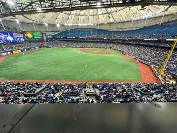 Tropicana Field, section: 349, row: A, seat: 6