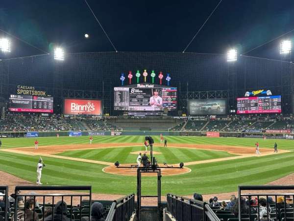Rate Field, section: 132, row: 18, seat: 9