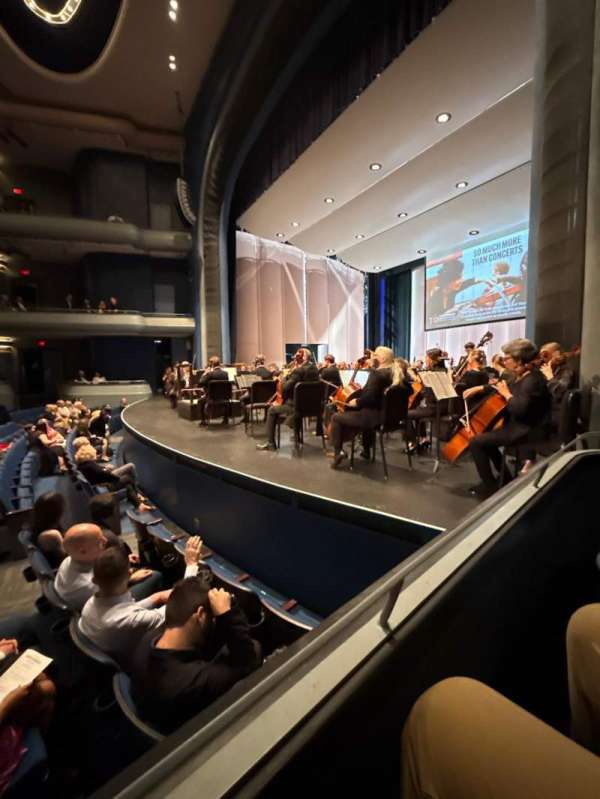 Ferguson Hall at the Straz, section: Orchestra, row: D, seat: 1
