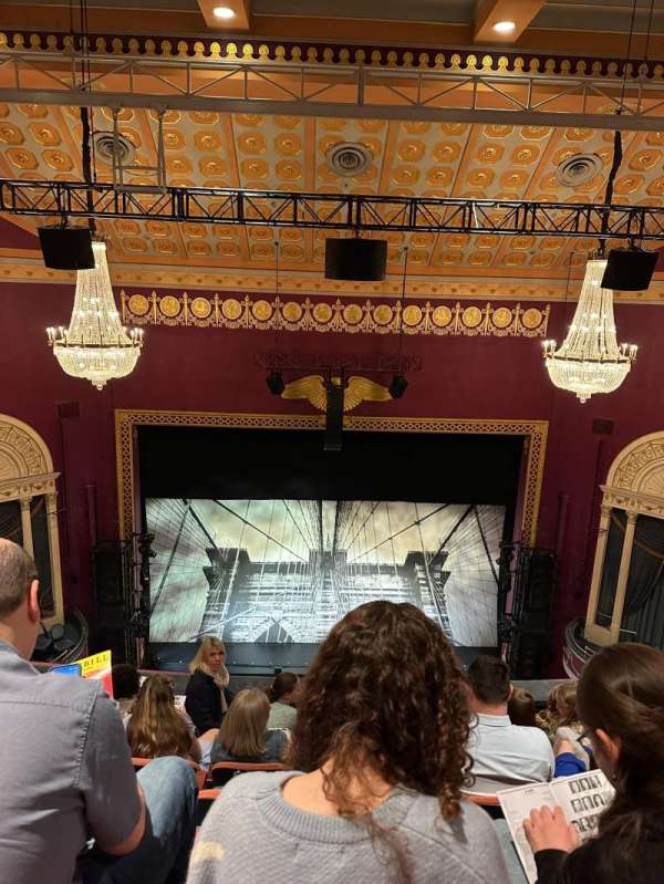 National Theatre, DC, section: Balcony C, row: F, seat: 108