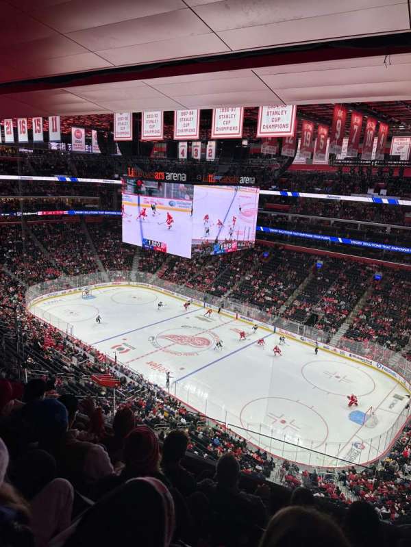 Little Caesars Arena, section: 223, row: 4, seat: 13