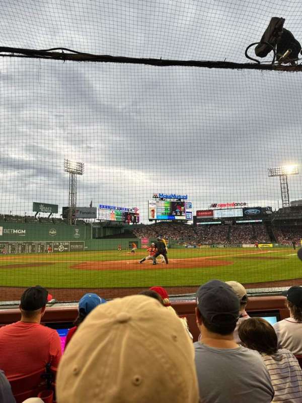 Fenway Park, section: Field Box 45, row: A, seat: 3-4