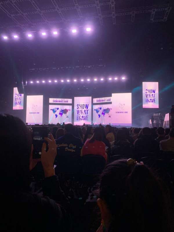 Rod Laver Arena, section: Floor G, row: LL, seat: 4