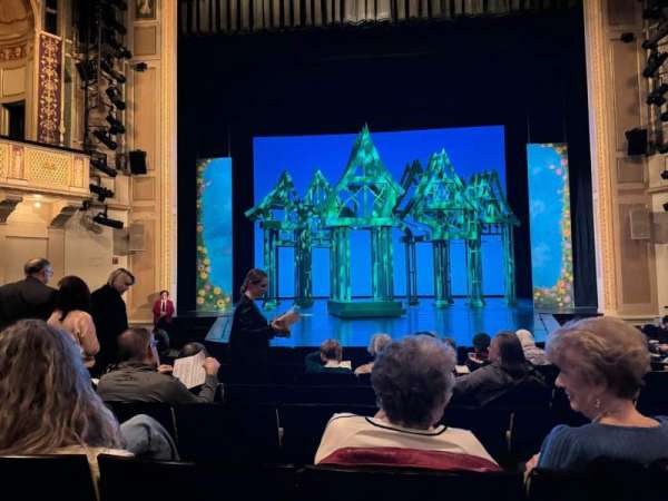 Hanna Theatre, section: Orch, row: G, seat: 209
