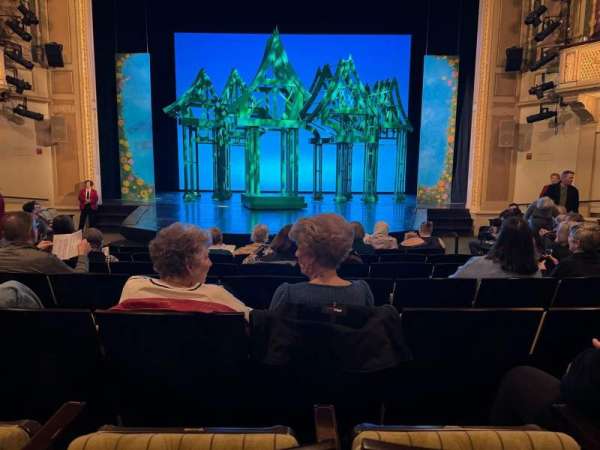 Hanna Theatre, section: Orch, row: G, seat: 210