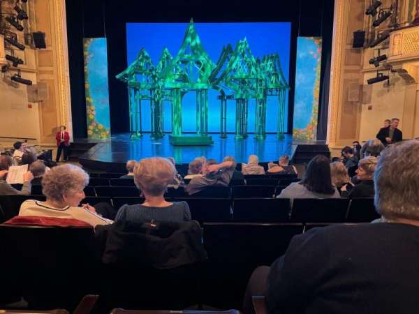 Hanna Theatre, section: Orch, row: G, seat: 211