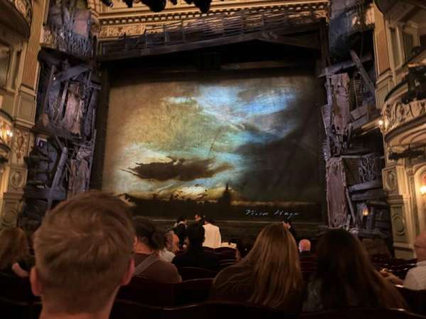 Sondheim Theatre, West End, section: Stalls, row: L, seat: 12