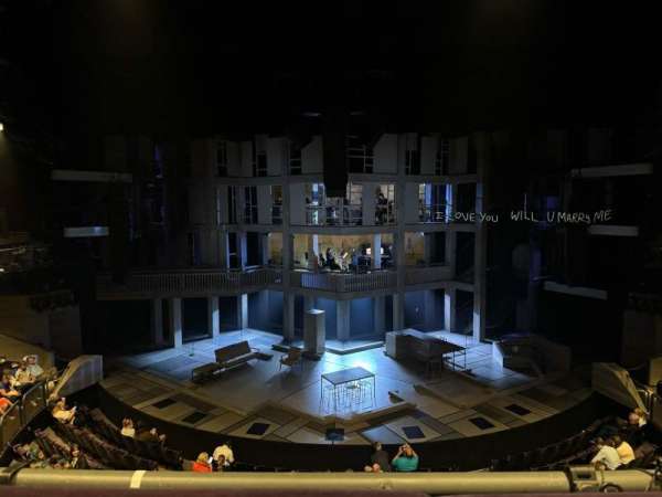 Gillian Lynne Theatre, section: Circle, row: A, seat: 43