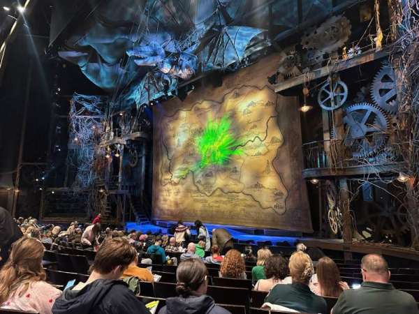 Gershwin Theatre, section: Orchestra R, row: H, seat: 22