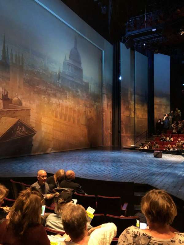 Vivian Beaumont Theater, section: Orchestra L, row: G, seat: 105