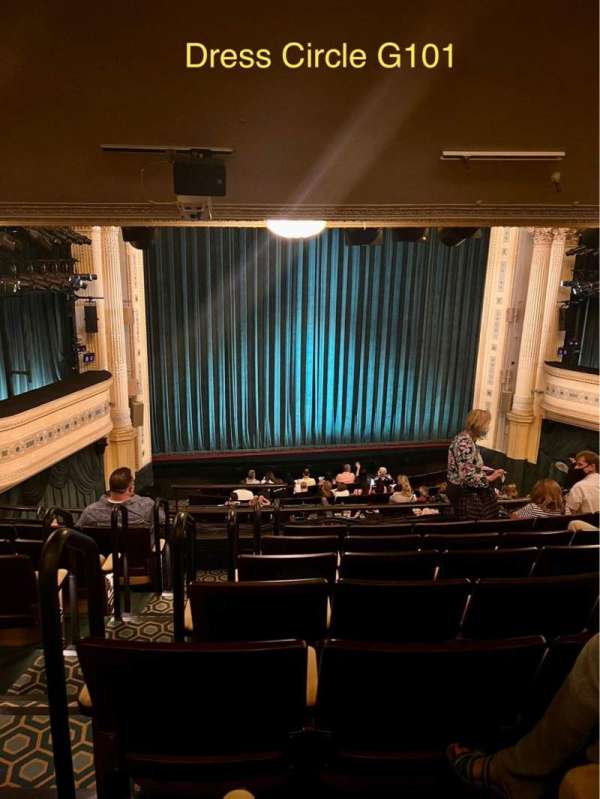 Hudson Theatre, section: Dress Circle C, row: G, seat: 101