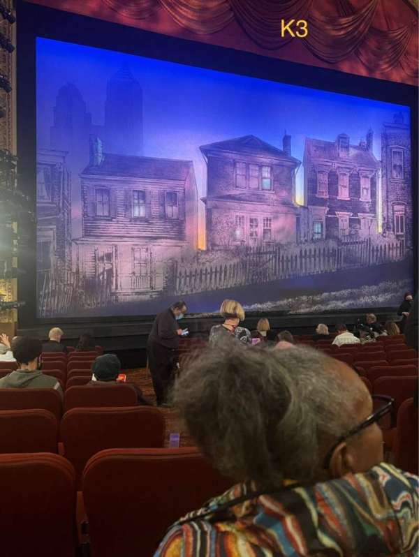 Barrymore Theatre, section: Orchestra L, row: K, seat: 3