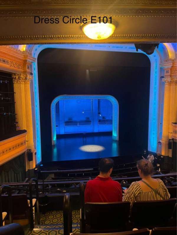 Hudson Theatre, section: Dress Circle C, row: E, seat: 101