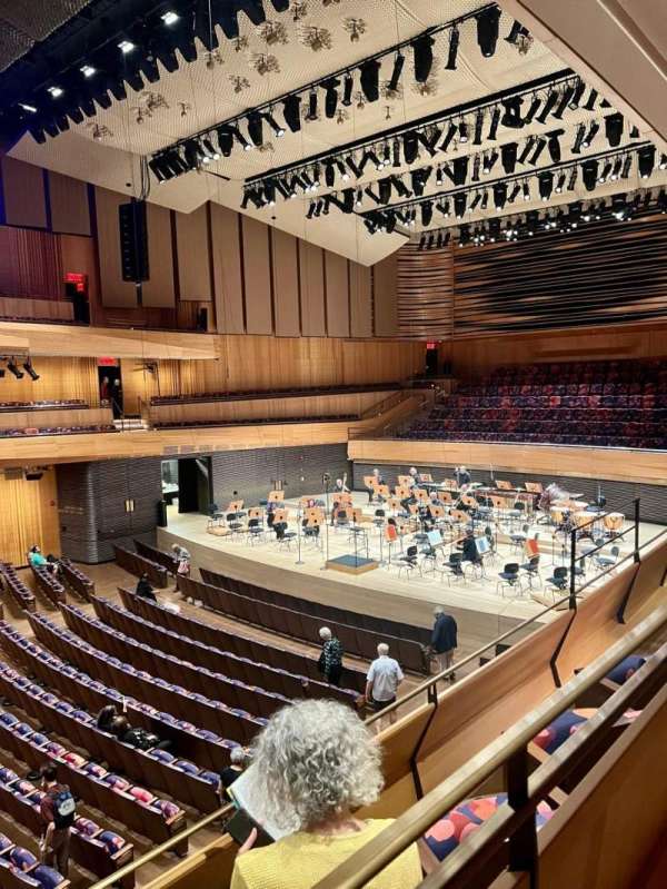 David Geffen Hall, section: First Tier Front Side R, row: B, seat: 88