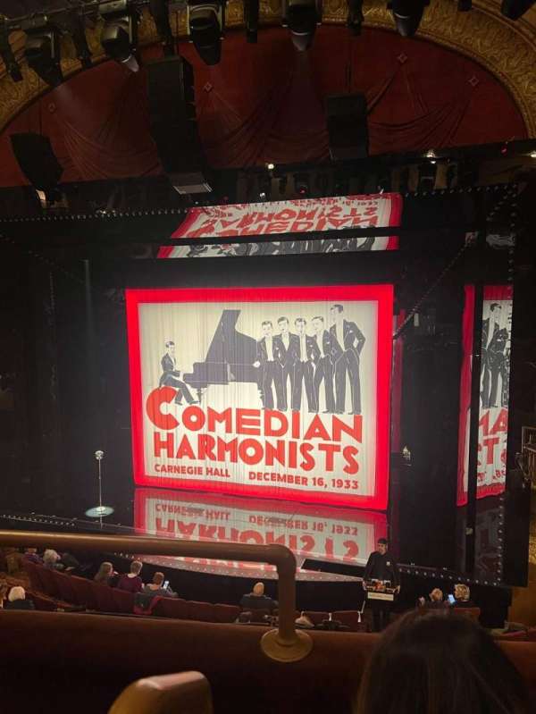 Barrymore Theatre, section: Front Mezzanine R, row: B, seat: 2