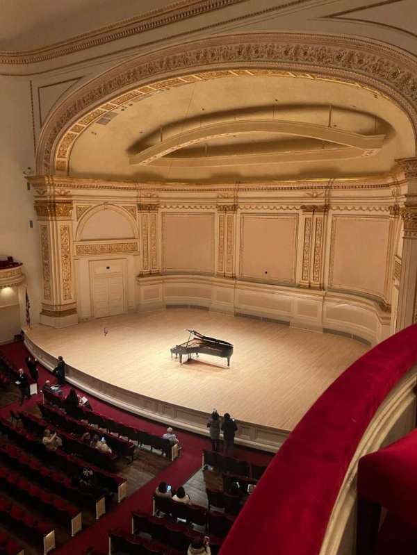 Carnegie Hall, section: Box 14, row: 1, seat: 3