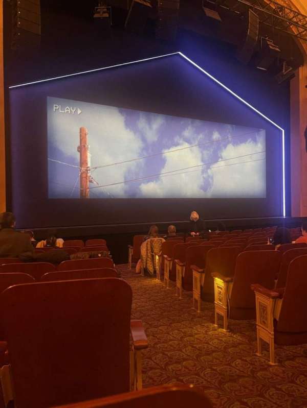 Booth Theatre, section: Orchestra L, row: J, seat: 2