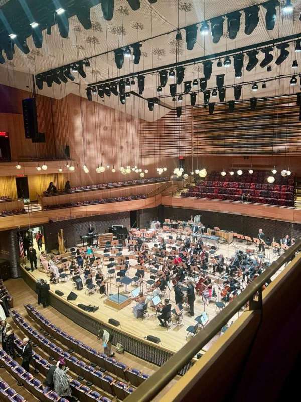 David Geffen Hall, section: Second Tier R, row: A, seat: 52