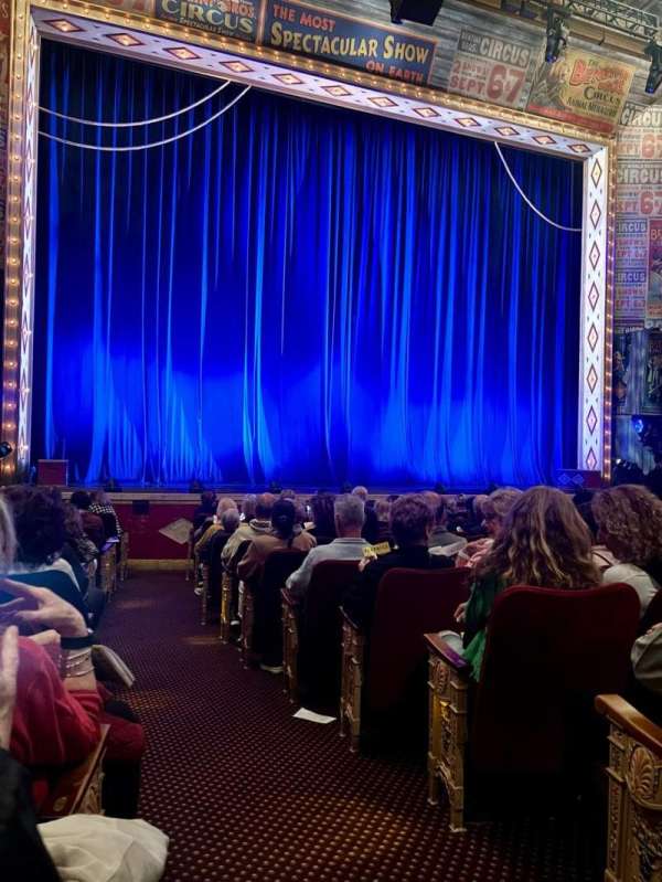 Imperial Theatre, section: Orchestra L, row: L, seat: 1