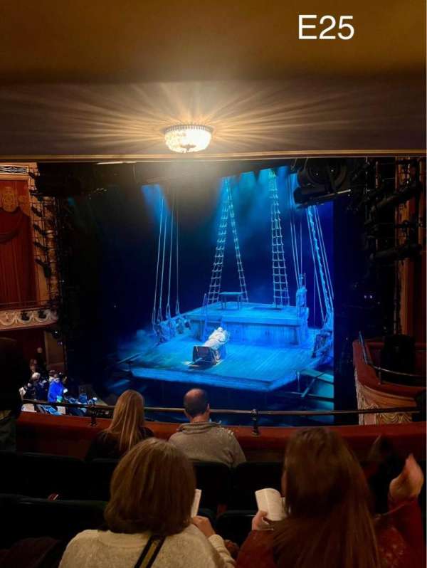 Longacre Theatre, section: Mezzanine R, row: E, seat: 25