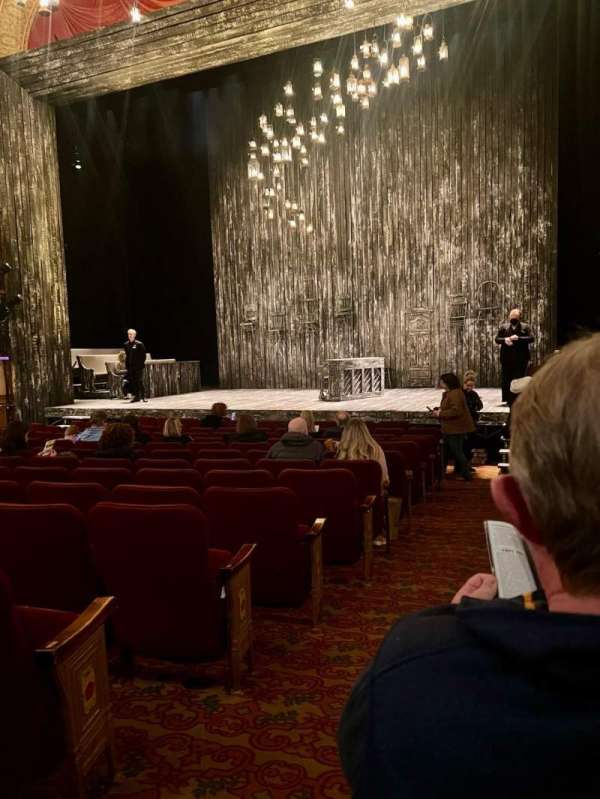 Barrymore Theatre, section: Orchestra R, row: L, seat: 2