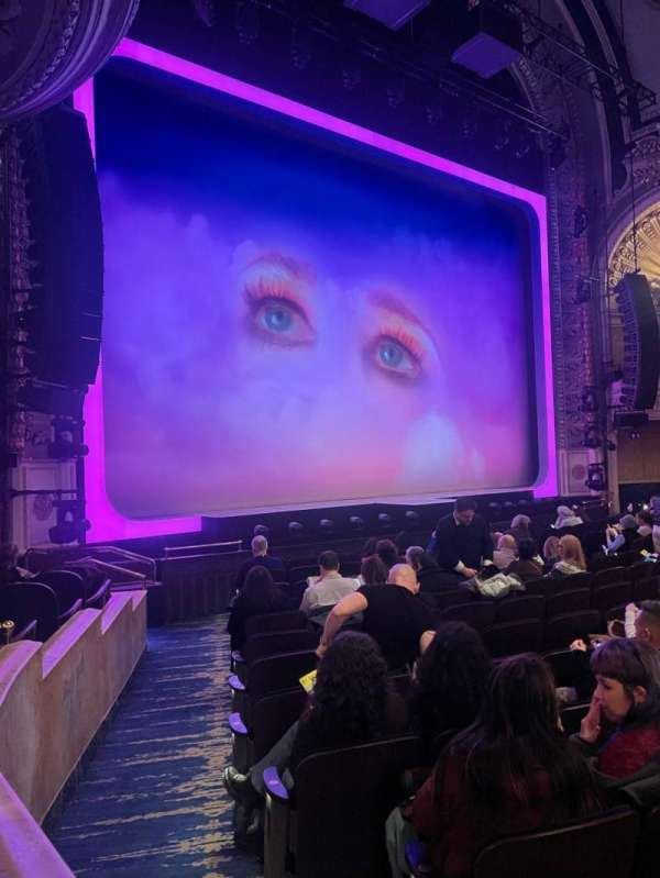 Palace Theatre, Broadway, section: Orchestra L, row: L, seat: 1