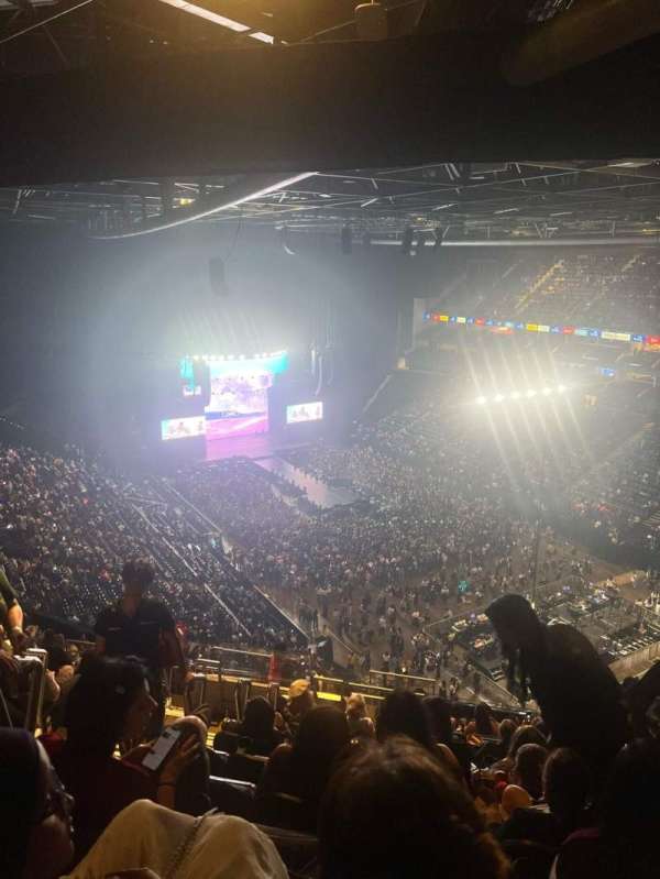 The O2, London, section: 408, row: Q, seat: 640