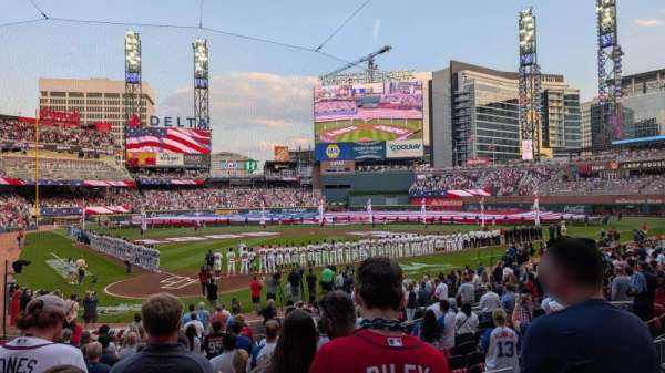Truist Park, section: 124, row: 4, seat: 3
