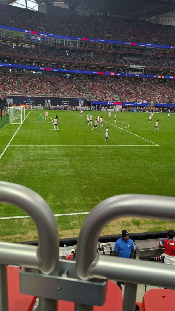 Mercedes-Benz Stadium, section: 114, row: 12, seat: 17