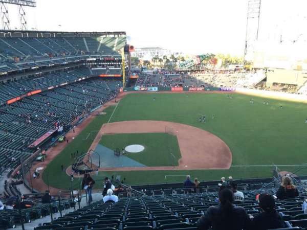 Oracle Park, section: VR308, row: 15, seat: 21
