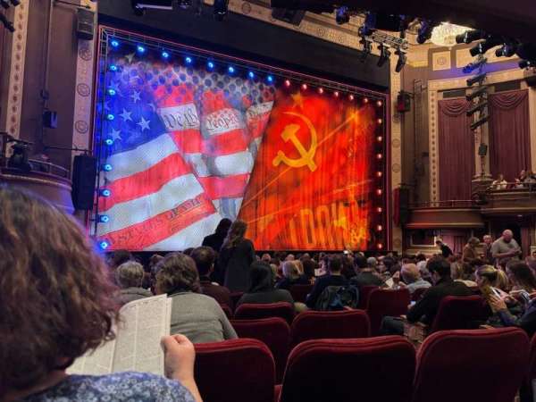 Imperial Theatre, section: Orchestra L, row: N, seat: 7