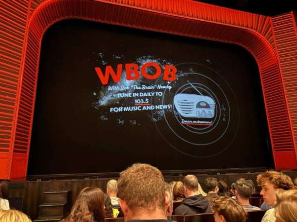 Marquis Theatre, section: Orchestra C, row: F, seat: 102