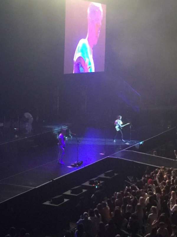 The O2, London, section: 101, row: T