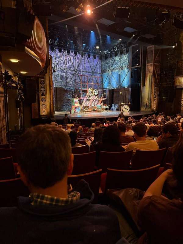 Stephen Sondheim Theatre, section: Orchestra L, row: P, seat: 21