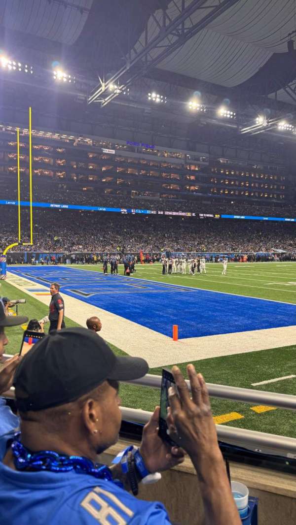 Ford Field, section: 120, row: 2, seat: 7