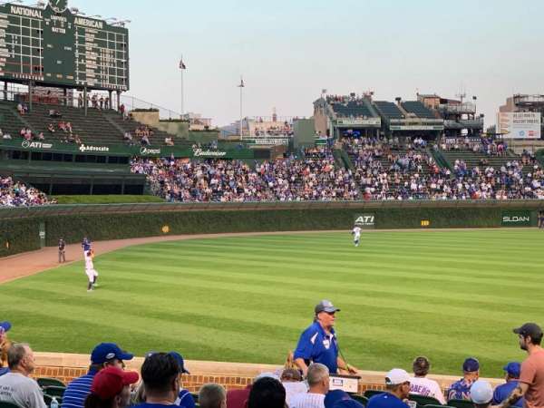 Wrigley Field, section: 103, row: 10, seat: 9