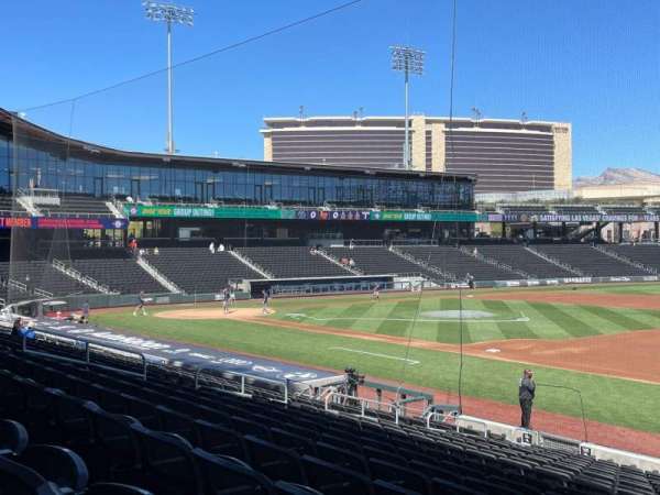 Las Vegas Ballpark, section: 105, row: T, seat: 22