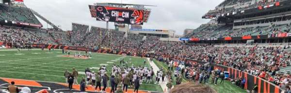 Paycor Stadium, section: 122, row: 4, seat: 14