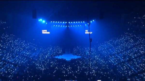 The O2, London, section: 411, row: D, seat: 419
