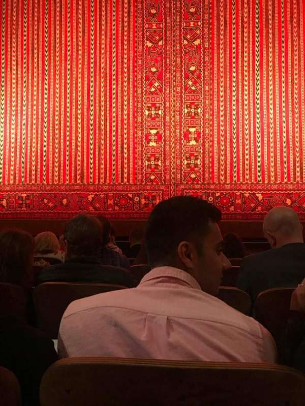 New Amsterdam Theatre, section: Orchestra C, row: E, seat: 107