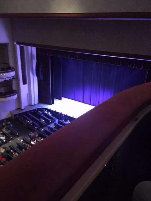 Belk Theater, section: Balcony RB3, row: 1, seat: 3