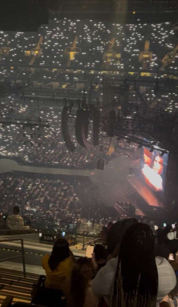 Spectrum Center, section: 223, row: M, seat: 17